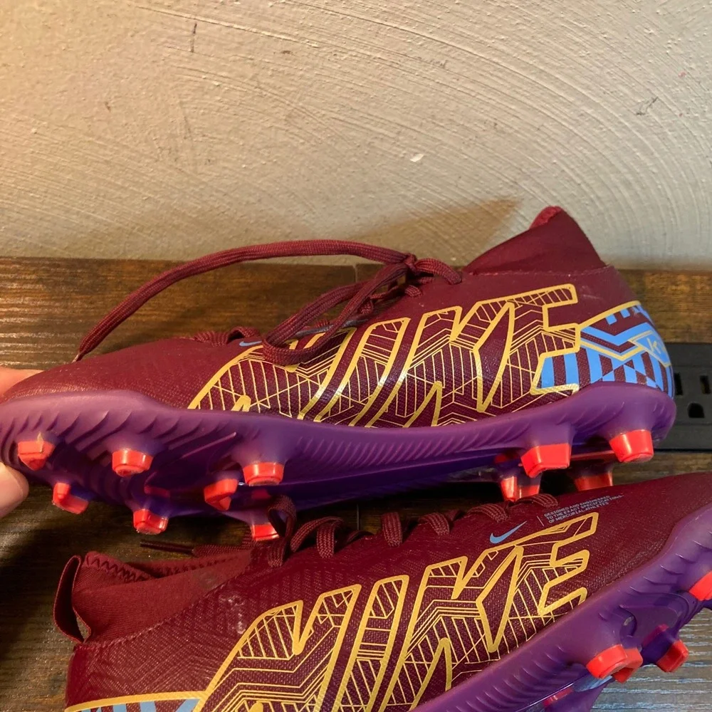 Nike Youth 4Y Mercurial Superfly 8 Academy MG Soccer Cleats Burgundy DO9789-694